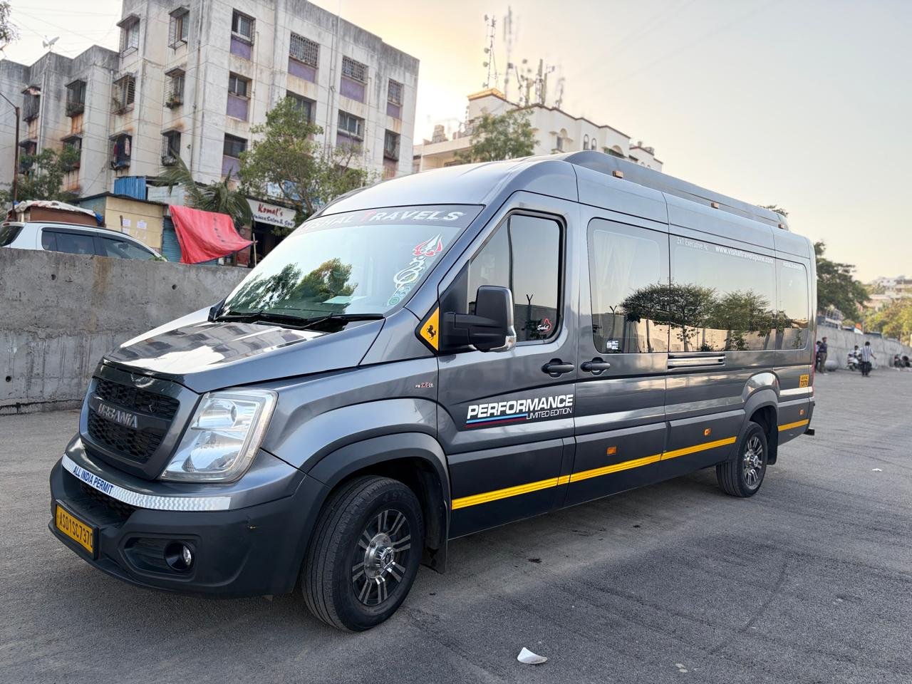 Force Urbania on Rent in Pune | 13–17 Seater AC Luxury – Vishal Travels