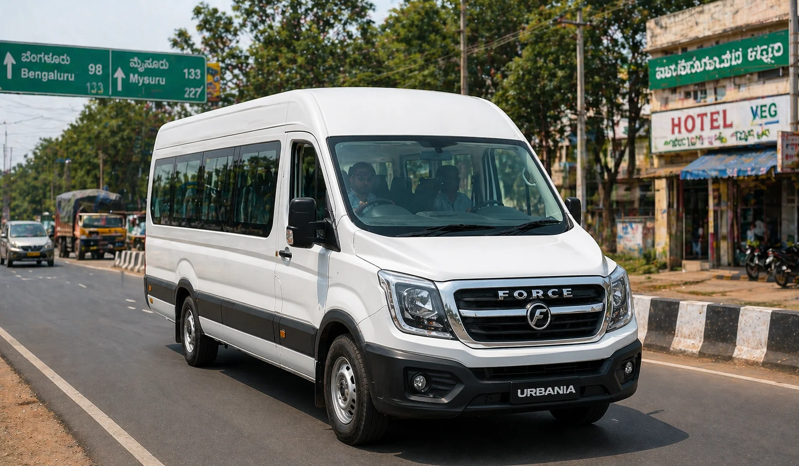 Force Urbania on Rent in Nashik | AC Luxury Coach – Vishal Travels